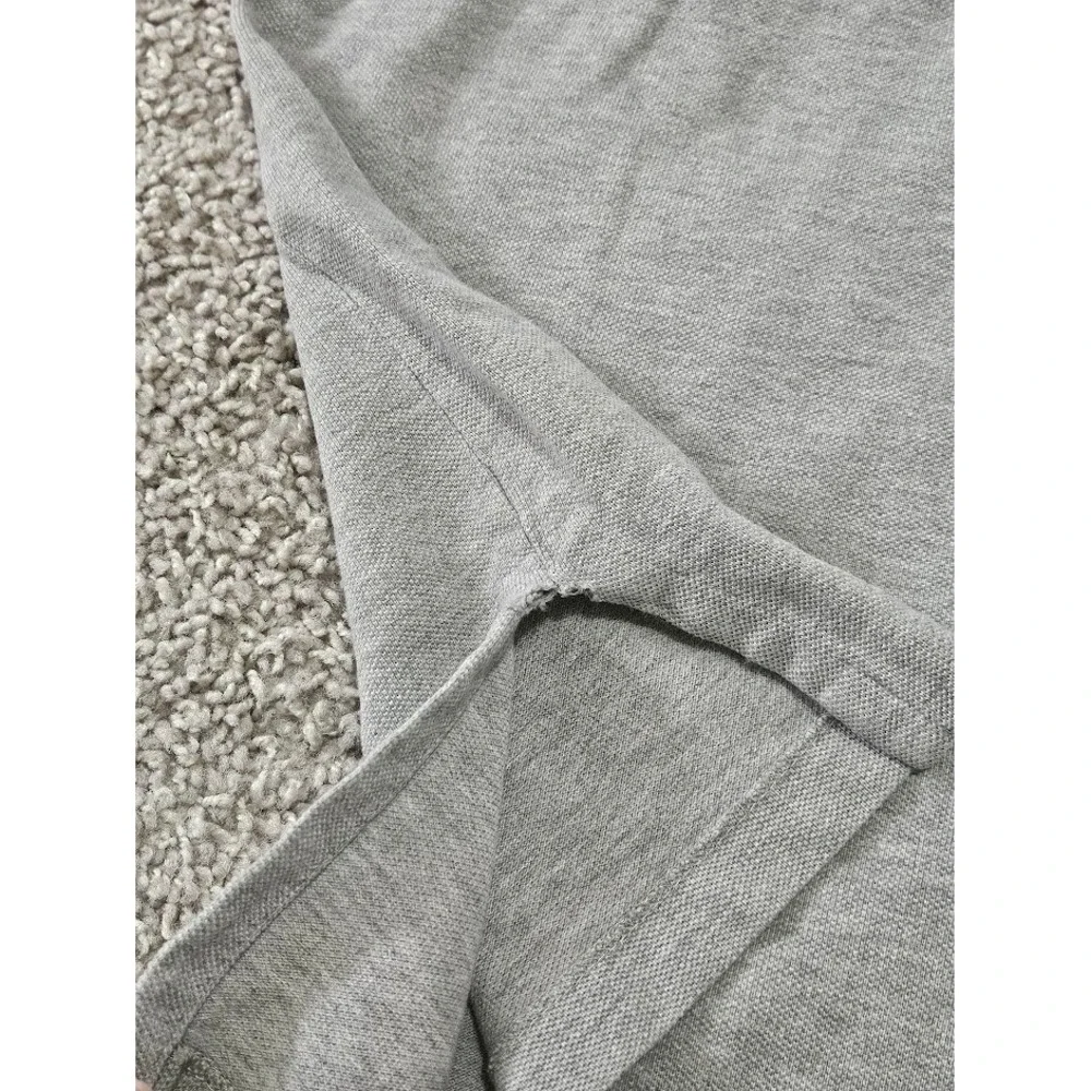 Polo Ralph Lauren Polo Shirt Men 3XB Big Heather Gray Short Sleeve Pique Cotton